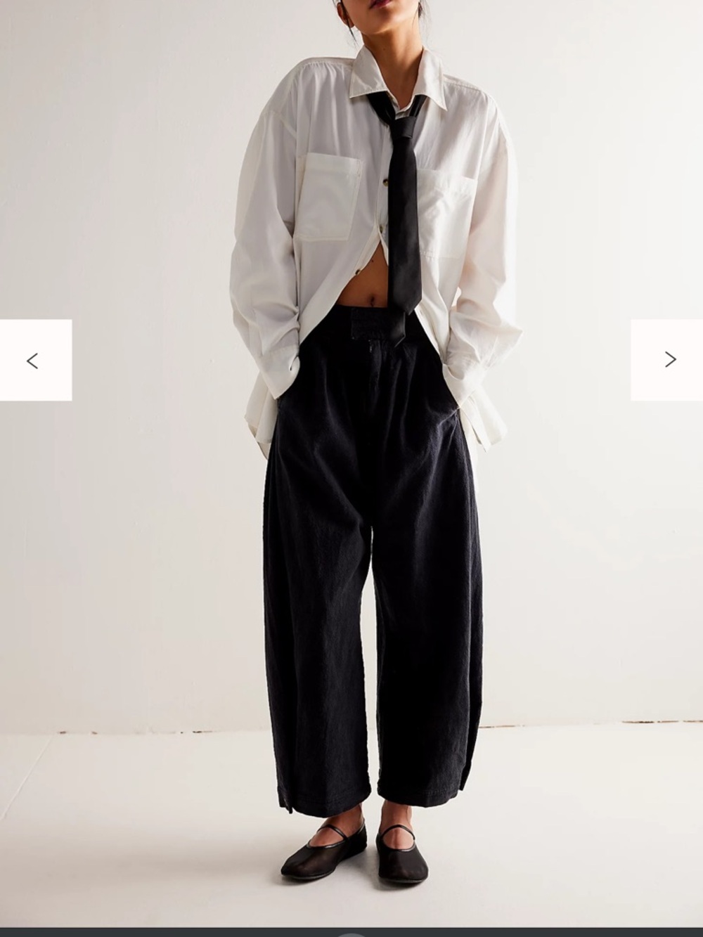 FREE PEOPLE  Cool Harbor Wide-Leg Trousers